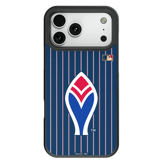 Atlanta Braves 1972-1975 - Cooperstown Collection Pinstripe Bump Phone Case for Apple iPhone