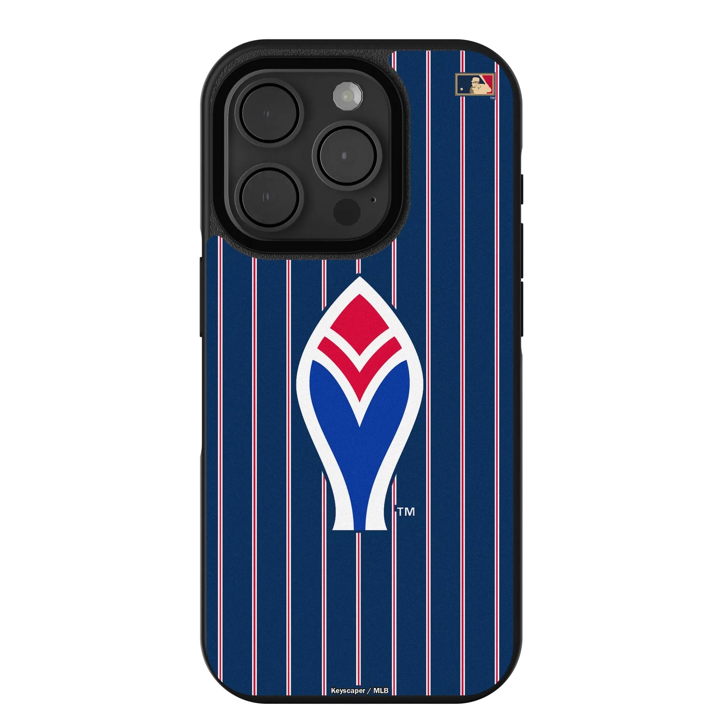 Atlanta Braves 1972-1975 - Cooperstown Collection Pinstripe Bump Phone Case for Apple iPhone