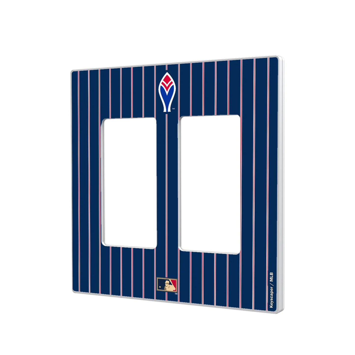 Atlanta Braves 1972-1975 - Cooperstown Collection Pinstripe Hidden-Screw Light Switch Plate