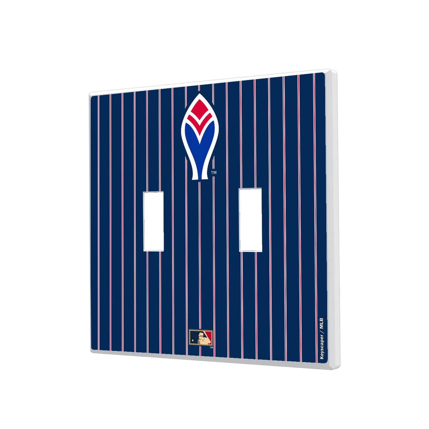 Atlanta Braves 1972-1975 - Cooperstown Collection Pinstripe Hidden-Screw Light Switch Plate