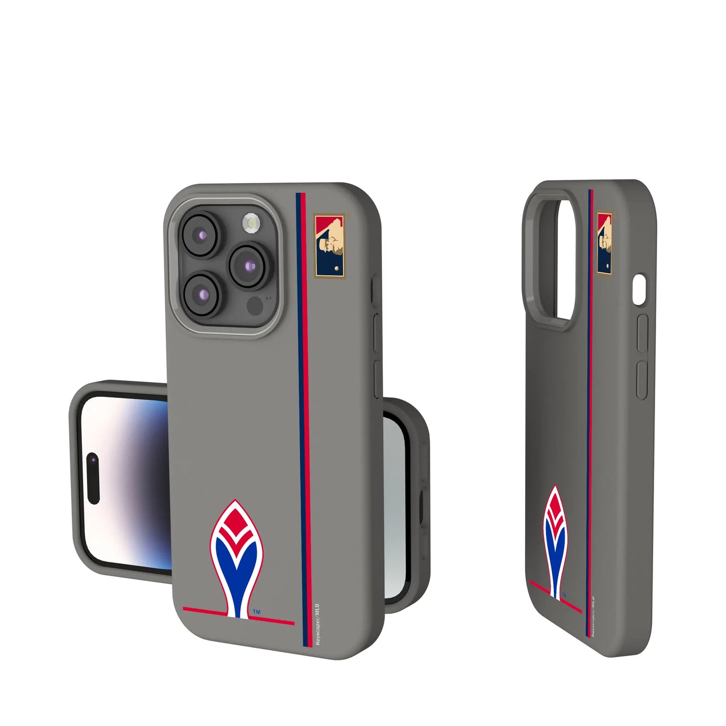 Atlanta Braves 1972-1975 - Cooperstown Collection Sidebar Soft Touch Phone Case for Apple iPhone