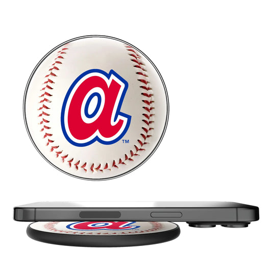 Atlanta Braves 1972-1980 - Cooperstown Collection Baseball 15-Watt Wireless Charger