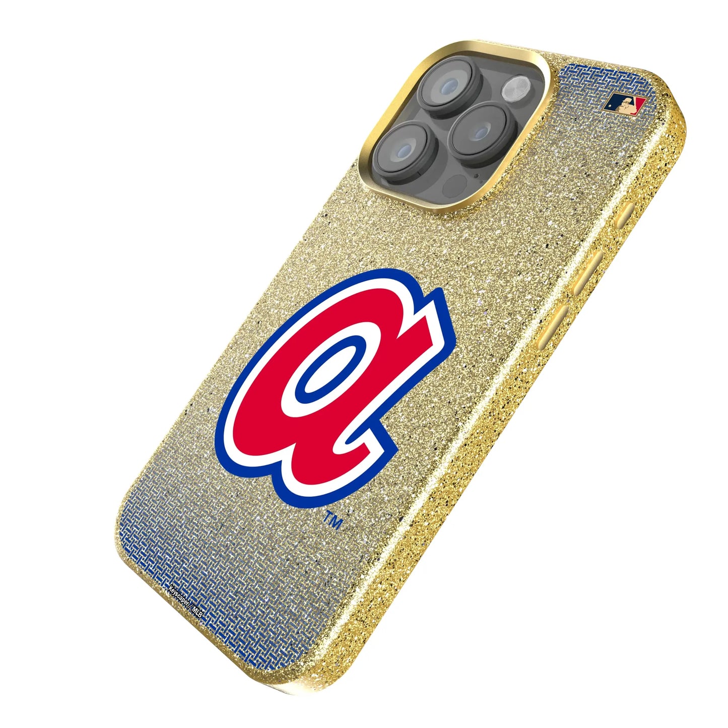 Atlanta Braves 1972-1980 - Cooperstown Collection Linen Bling Phone Case for Apple iPhone