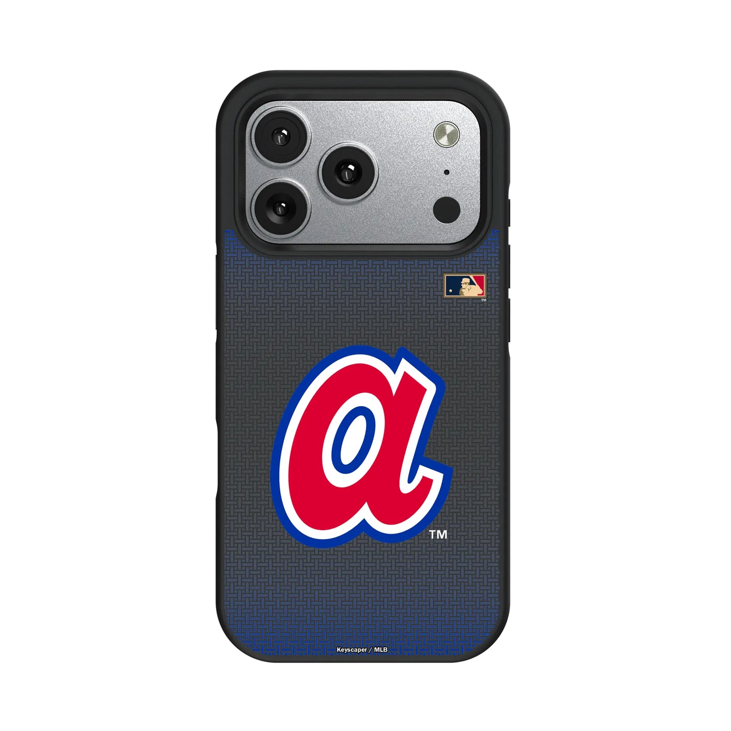 Atlanta Braves 1972-1980 - Cooperstown Collection Linen Bump Phone Case for Apple iPhone