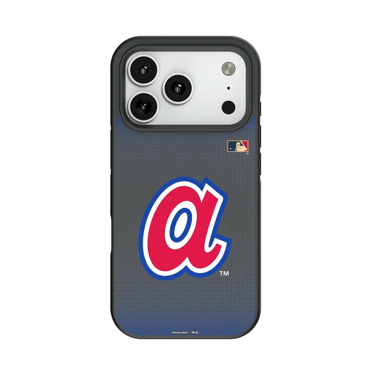 Atlanta Braves 1972-1980 - Cooperstown Collection Linen Bump Phone Case for Apple iPhone