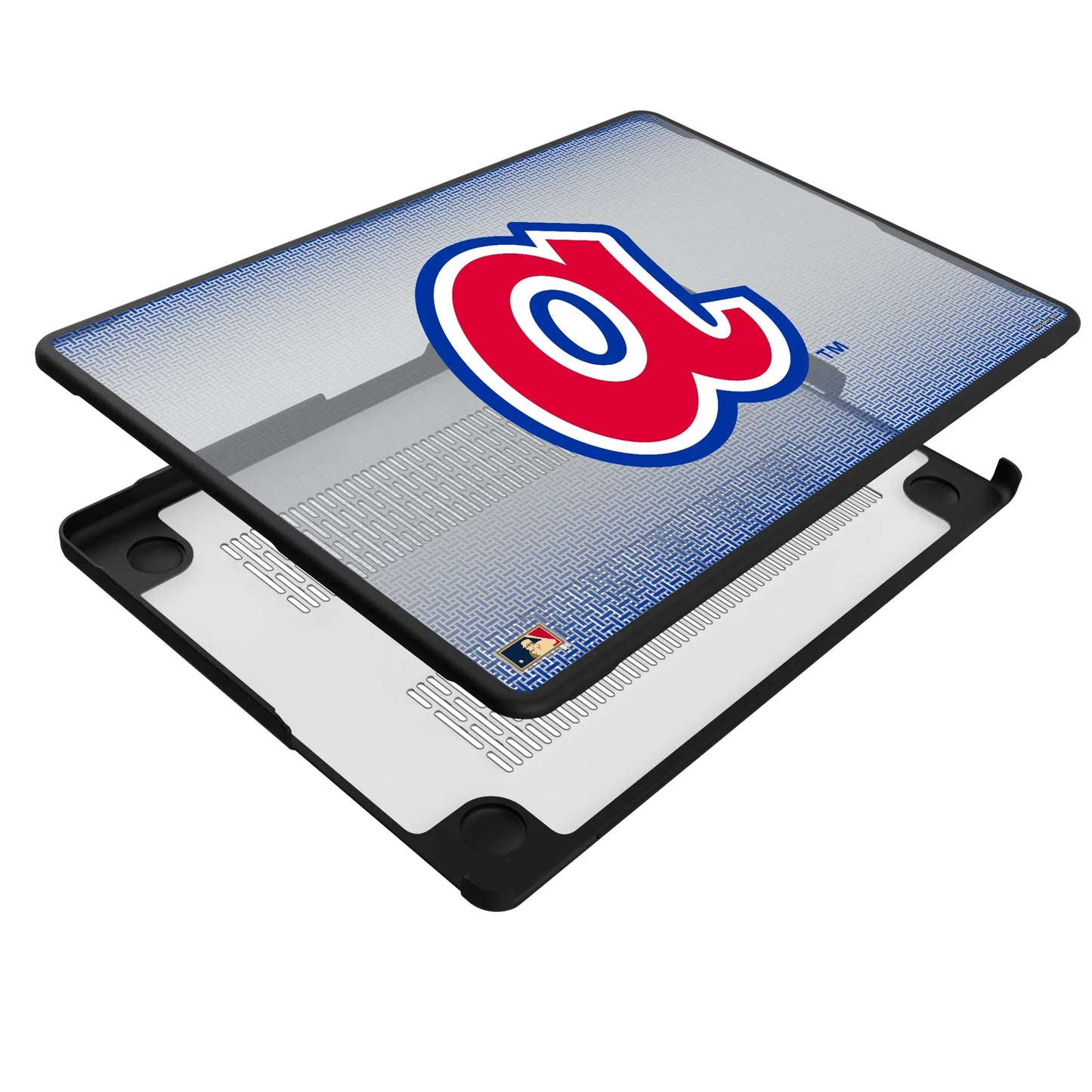 Atlanta Braves 1972-1980 - Cooperstown Collection Linen Laptop Case for Apple MacBook