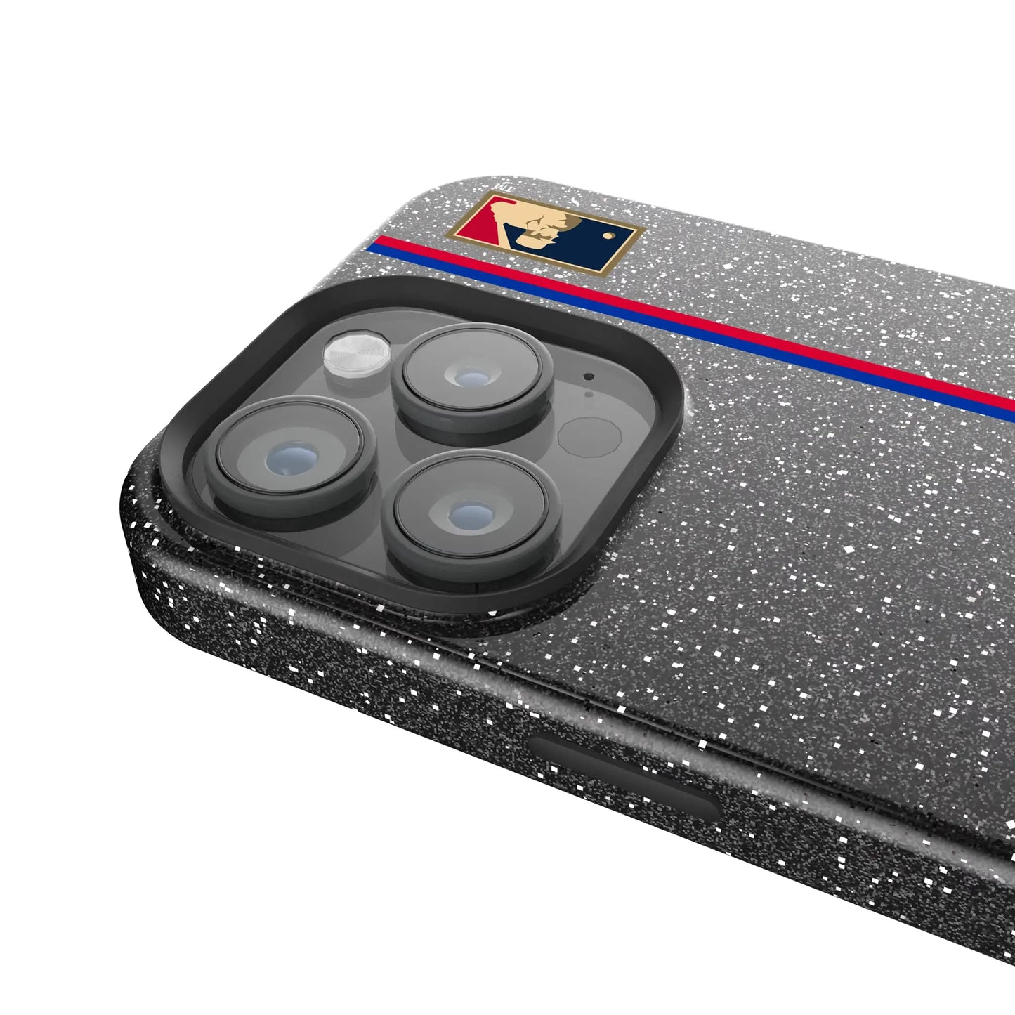 Atlanta Braves 1972-1980 - Cooperstown Collection Sidebar Black Bling Phone Case for Apple iPhone
