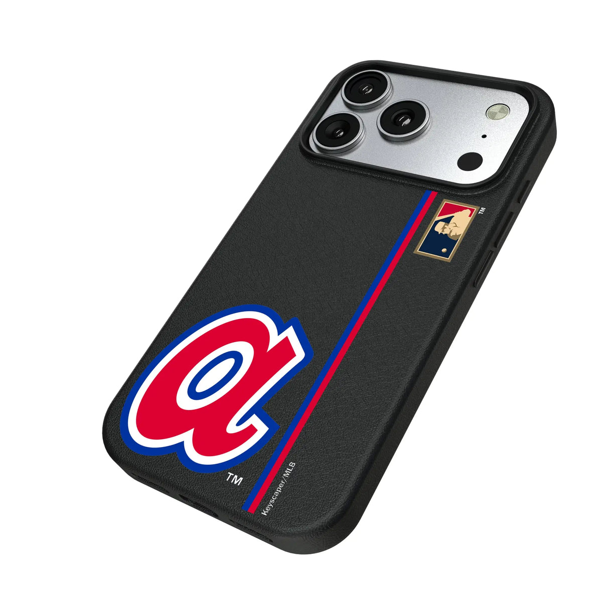 Atlanta Braves 1972-1980 - Cooperstown Collection Sidebar MagSafe Compatible Phone Case for Apple iPhone