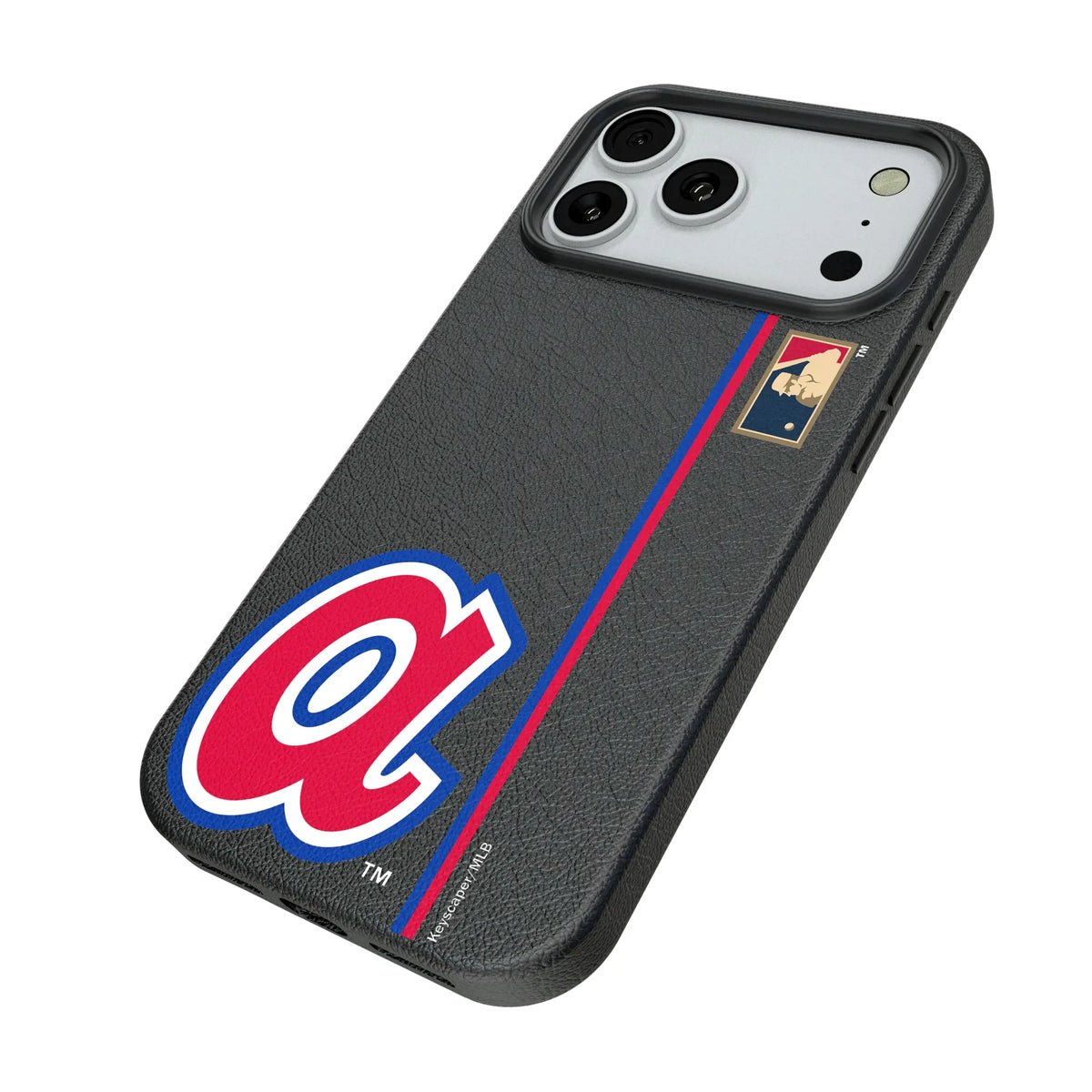 Atlanta Braves 1972-1980 - Cooperstown Collection Sidebar MagSafe Compatible Phone Case for Apple iPhone