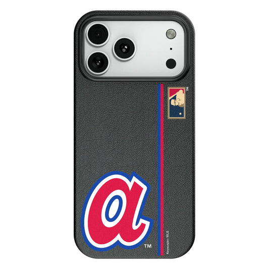 Atlanta Braves 1972-1980 - Cooperstown Collection Sidebar MagSafe Compatible Phone Case for Apple iPhone