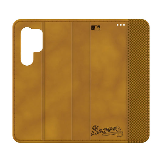 Atlanta Braves Burn Folio Phone Case for Samsung Galaxy
