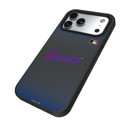 Atlanta Braves Home 2012 - Cooperstown Collection Linen Bump Phone Case for Apple iPhone