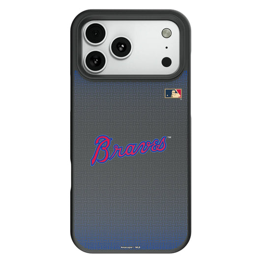 Atlanta Braves Home 2012 - Cooperstown Collection Linen Bump Phone Case for Apple iPhone