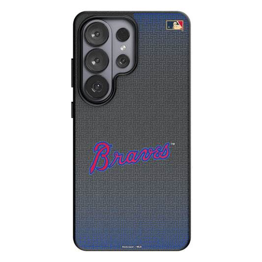 Atlanta Braves Home 2012 - Cooperstown Collection Linen MagSafe Compatible Phone Case for Samsung Galaxy