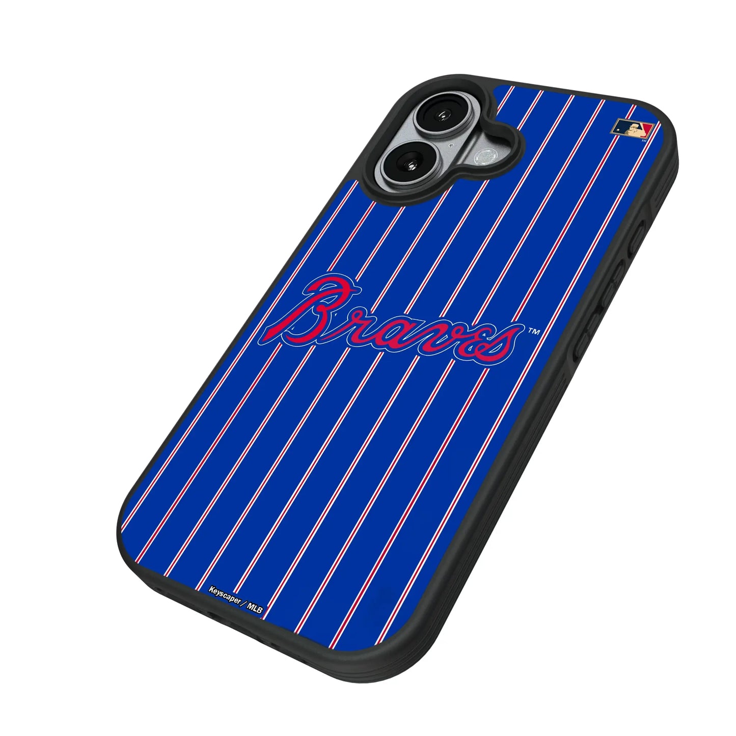 Atlanta Braves Home 2012 - Cooperstown Collection Pinstripe Bump Phone Case for Apple iPhone