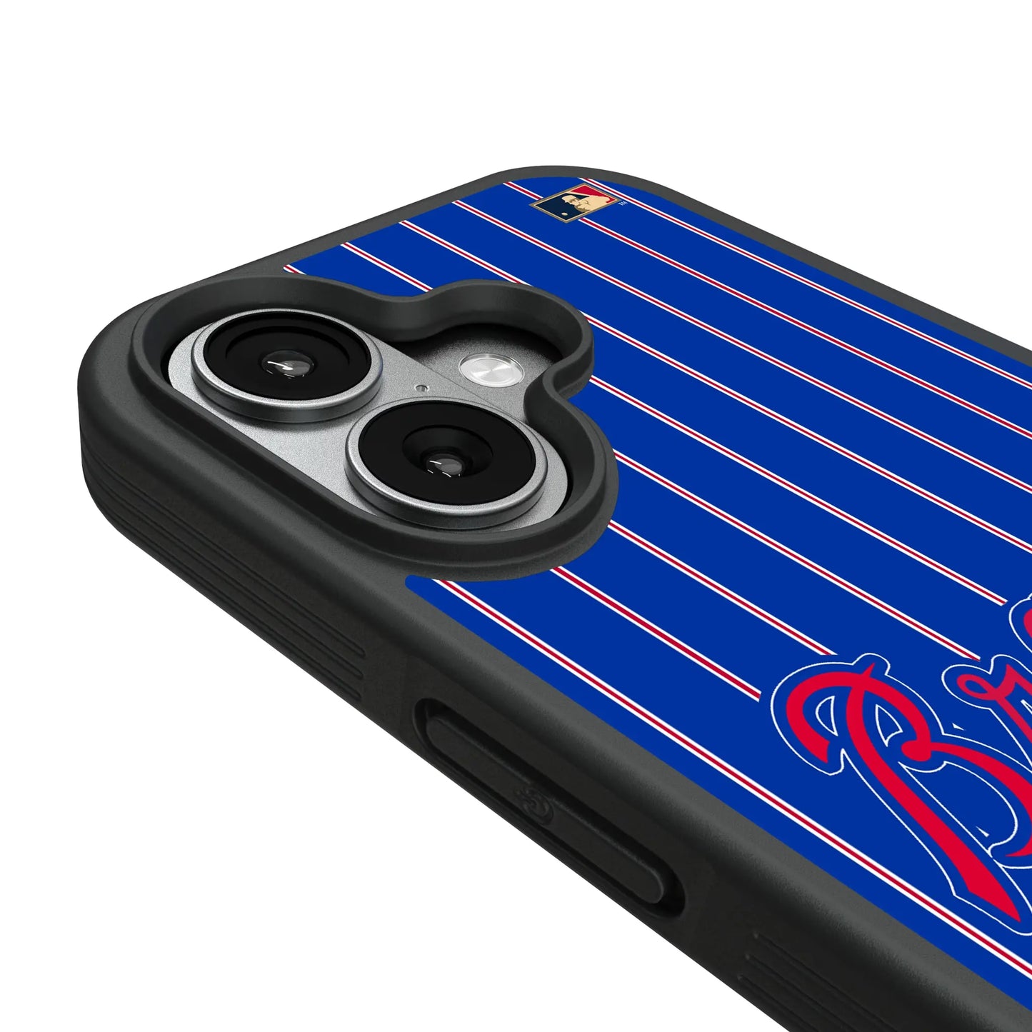 Atlanta Braves Home 2012 - Cooperstown Collection Pinstripe Bump Phone Case for Apple iPhone