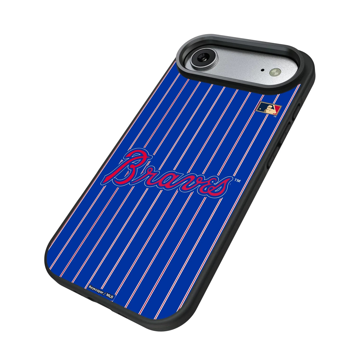 Atlanta Braves Home 2012 - Cooperstown Collection Pinstripe Bump Phone Case for Apple iPhone