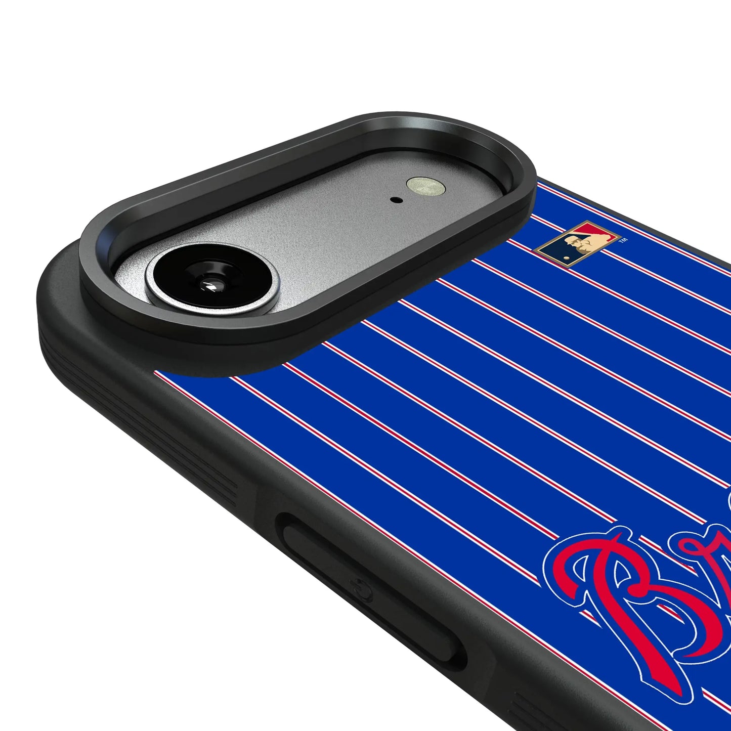 Atlanta Braves Home 2012 - Cooperstown Collection Pinstripe Bump Phone Case for Apple iPhone