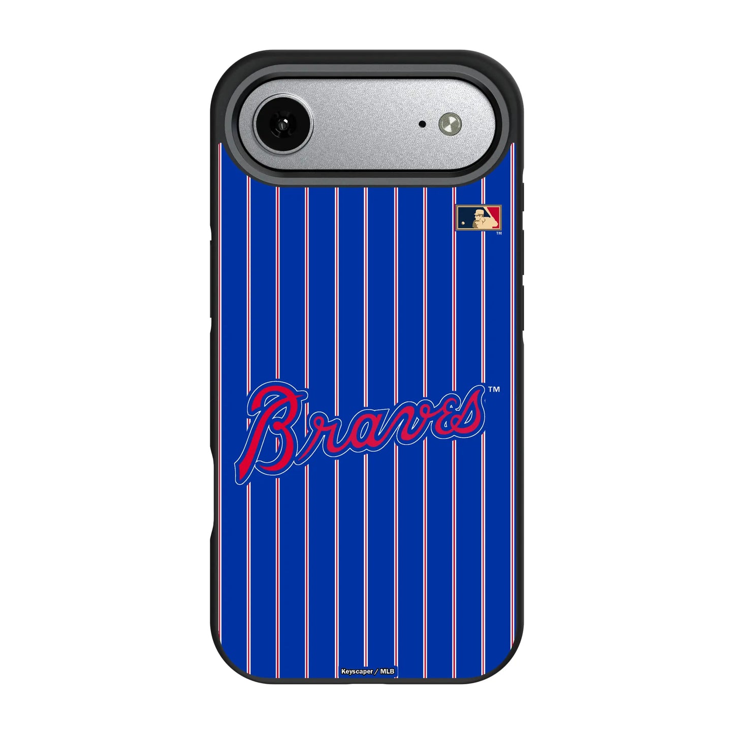Atlanta Braves Home 2012 - Cooperstown Collection Pinstripe Bump Phone Case for Apple iPhone