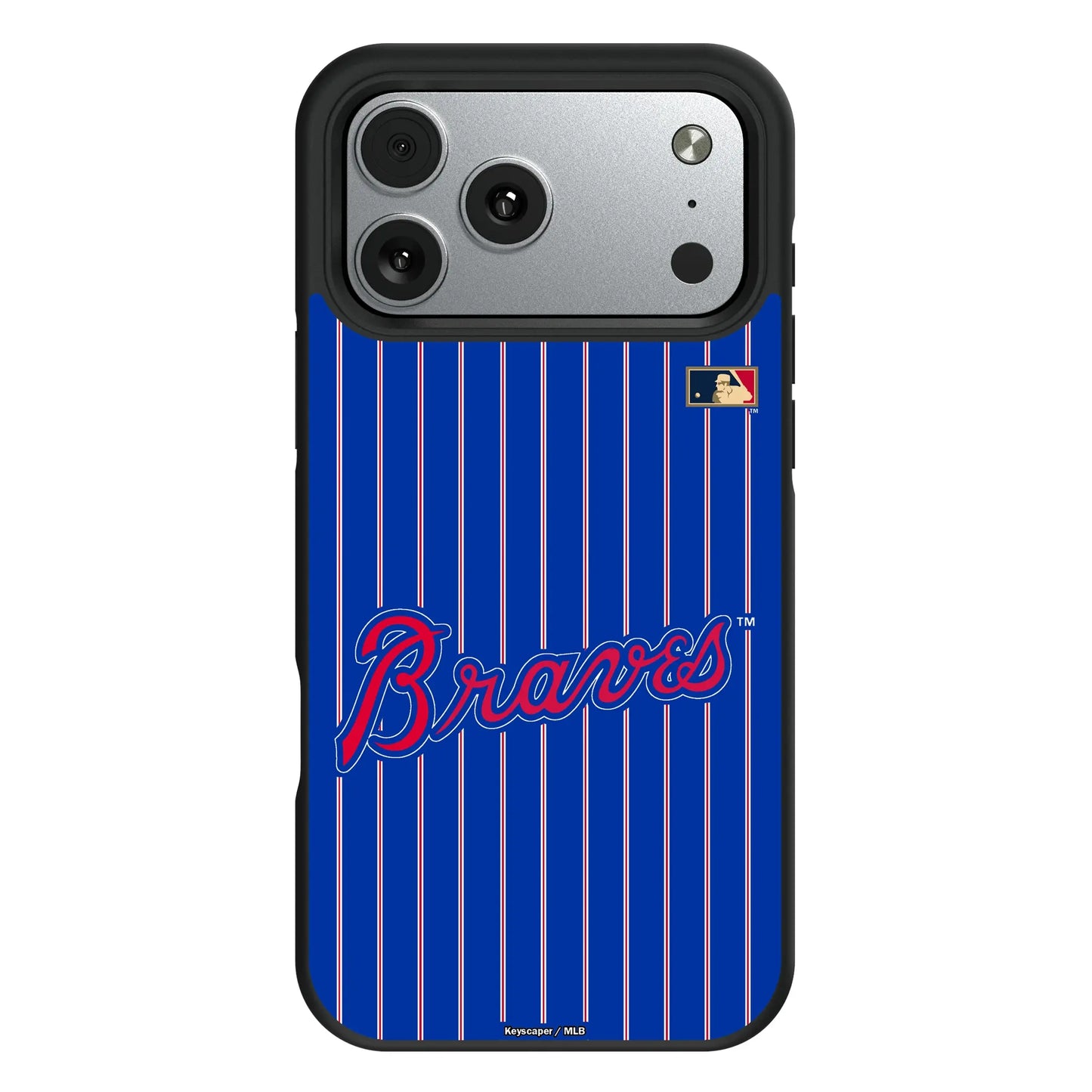 Atlanta Braves Home 2012 - Cooperstown Collection Pinstripe Bump Phone Case for Apple iPhone