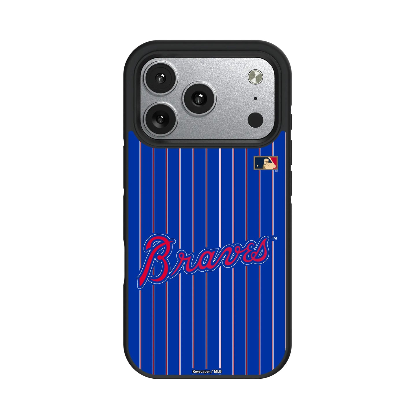 Atlanta Braves Home 2012 - Cooperstown Collection Pinstripe Bump Phone Case for Apple iPhone