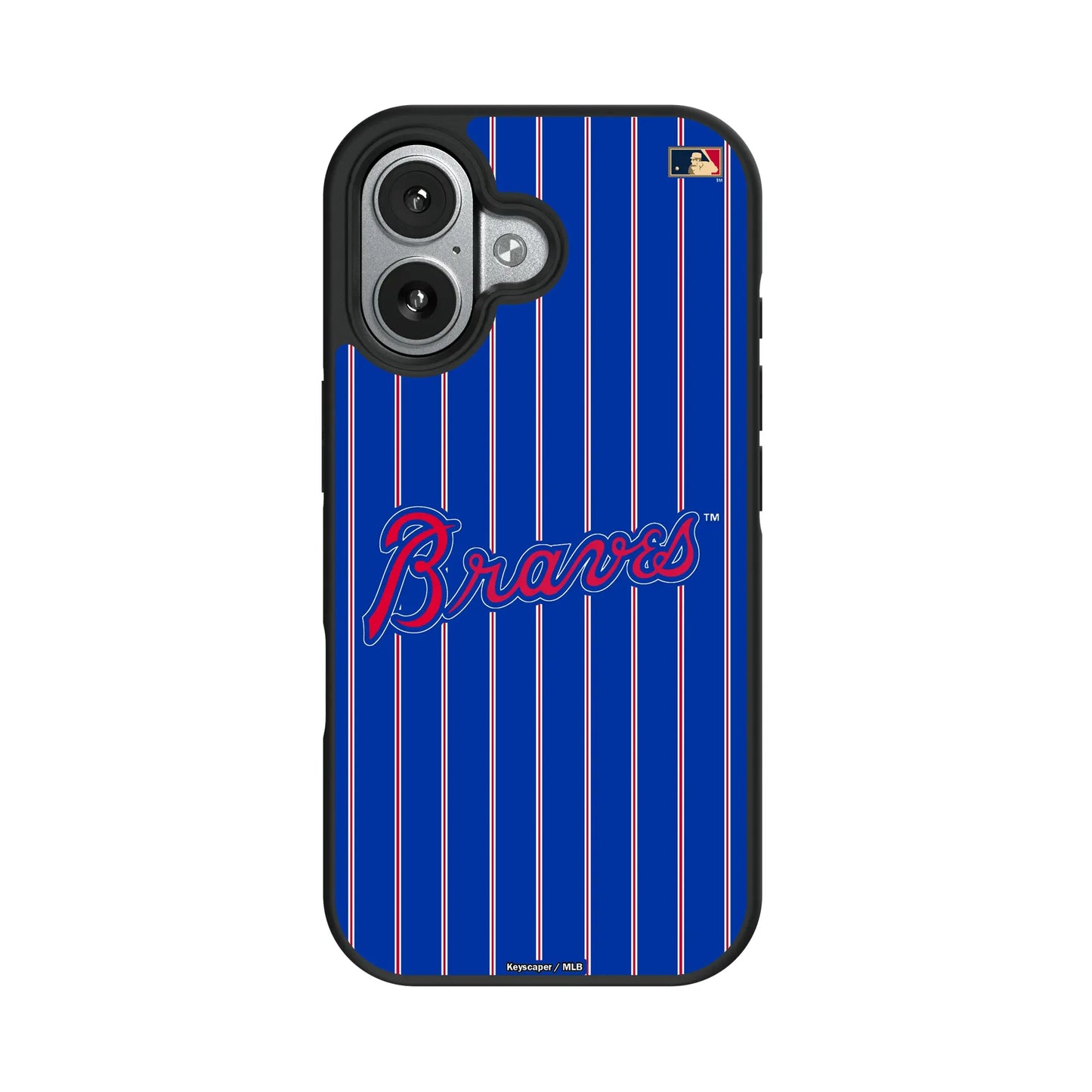 Atlanta Braves Home 2012 - Cooperstown Collection Pinstripe Bump Phone Case for Apple iPhone