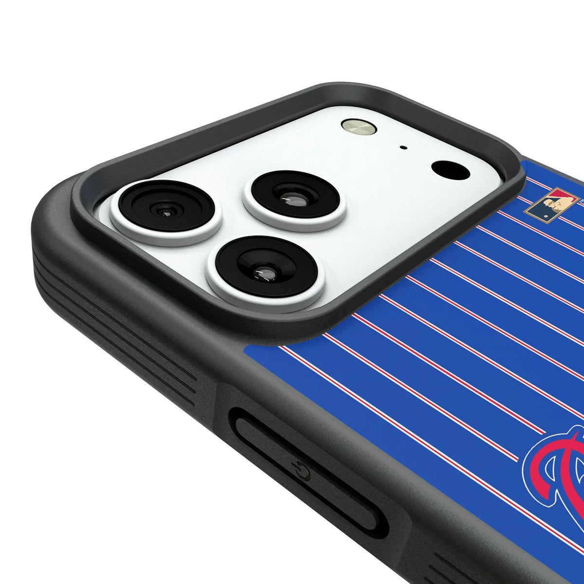 Atlanta Braves Home 2012 - Cooperstown Collection Pinstripe Bump Phone Case for Apple iPhone