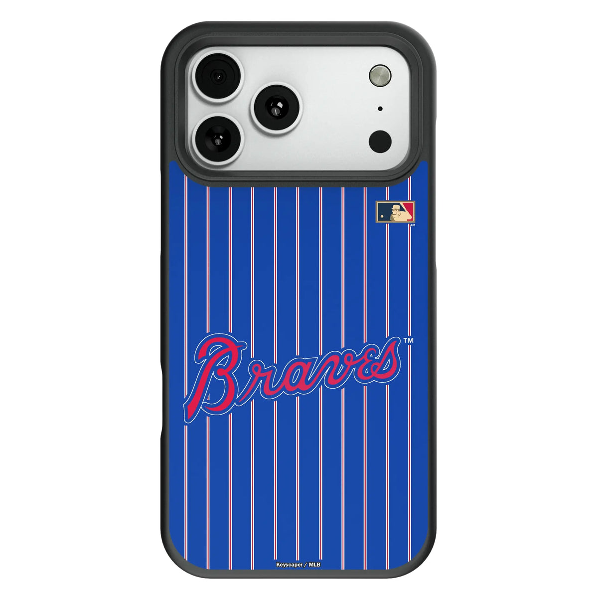 Atlanta Braves Home 2012 - Cooperstown Collection Pinstripe Bump Phone Case for Apple iPhone