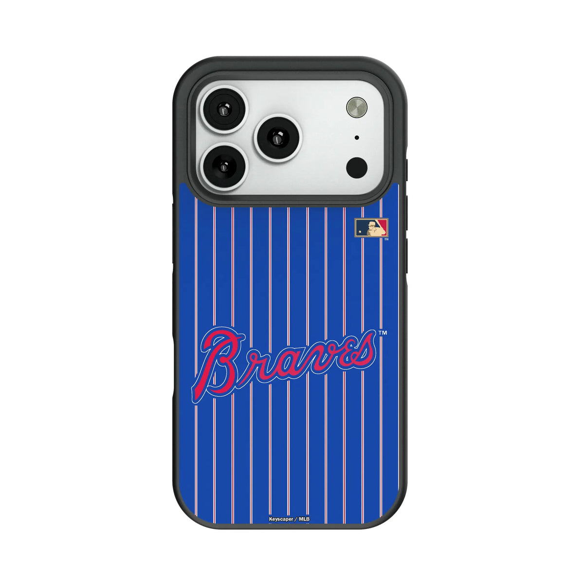 Atlanta Braves Home 2012 - Cooperstown Collection Pinstripe Bump Phone Case for Apple iPhone