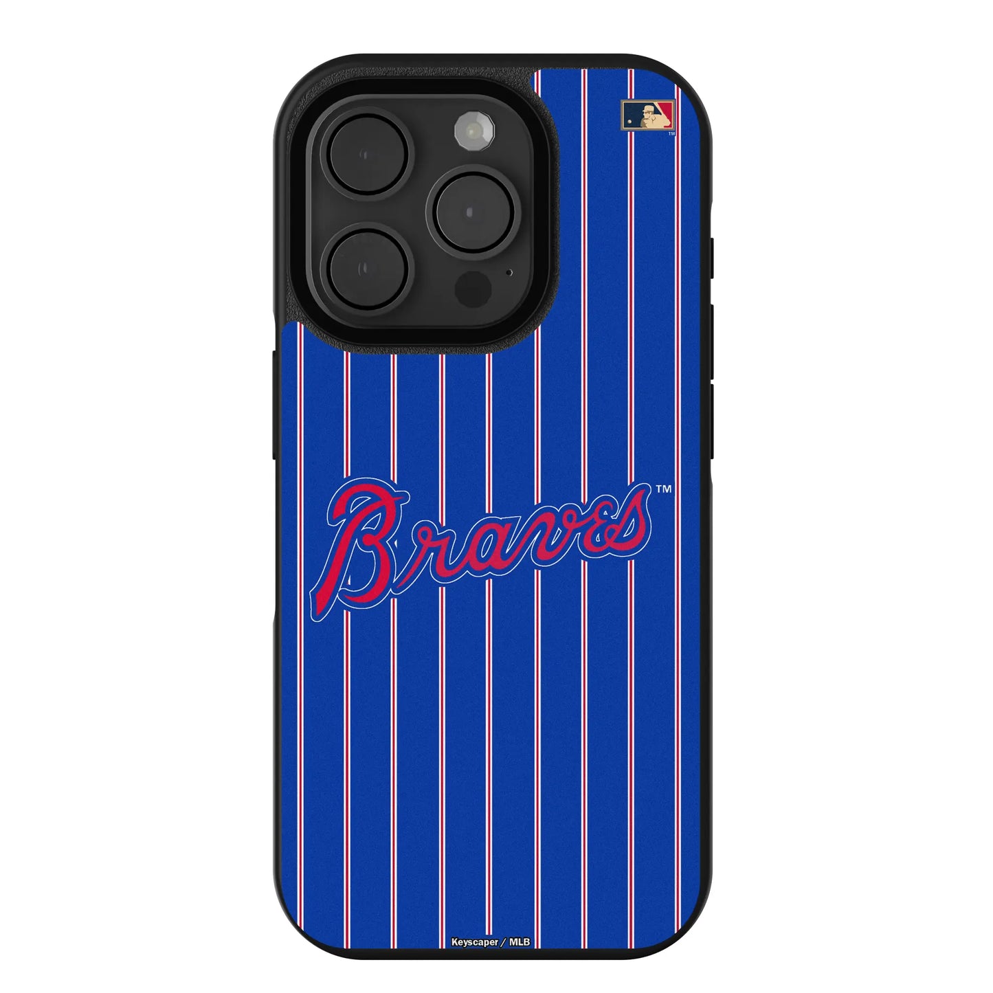Atlanta Braves Home 2012 - Cooperstown Collection Pinstripe Bump Phone Case for Apple iPhone