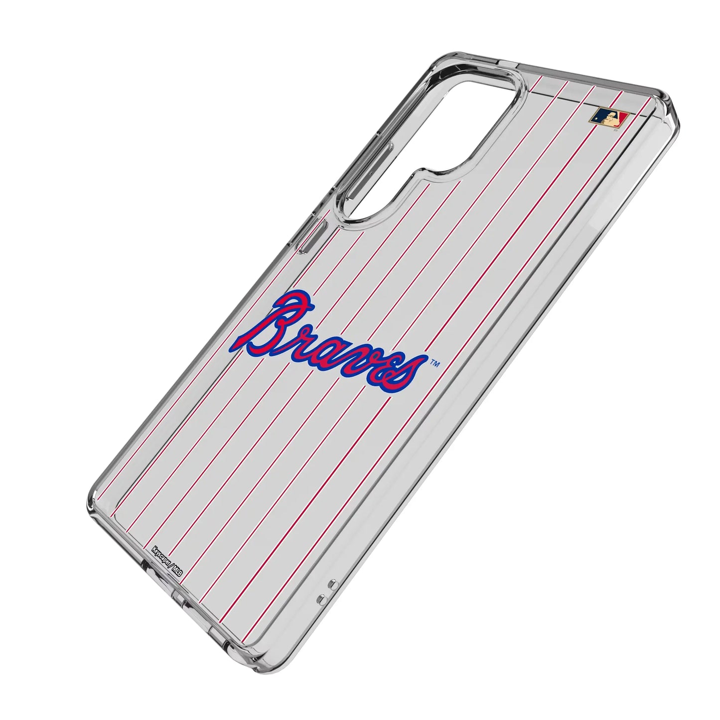 Atlanta Braves Home 2012 - Cooperstown Collection Pinstripe Clear Phone Case for Samsung Galaxy