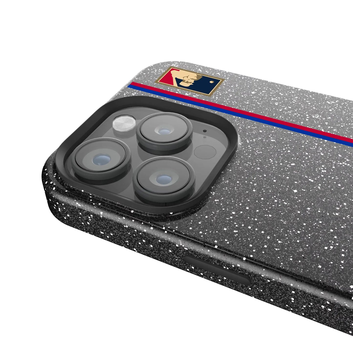 Atlanta Braves Home 2012 - Cooperstown Collection Sidebar Black Bling Phone Case for Apple iPhone