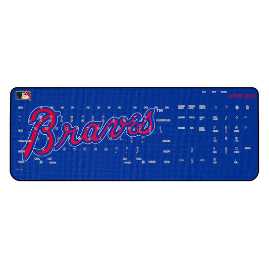 Atlanta Braves Home 2012 - Cooperstown Collection Solid Wireless USB Keyboard