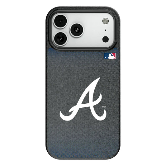 Atlanta Braves Linen MagSafe Compatible Phone Case for Apple iPhone