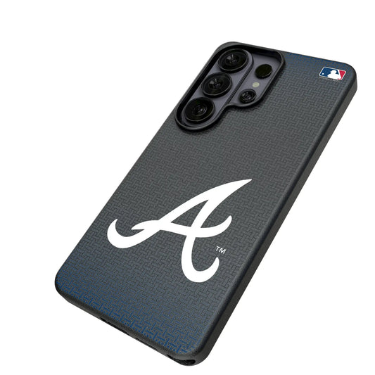 Atlanta Braves Linen MagSafe Compatible Phone Case for Samsung Galaxy