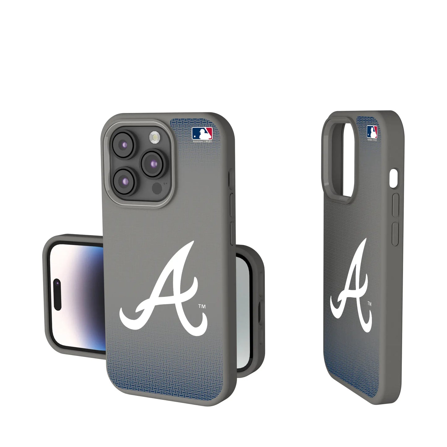 Atlanta Braves Linen Soft Touch Phone Case for Apple iPhone