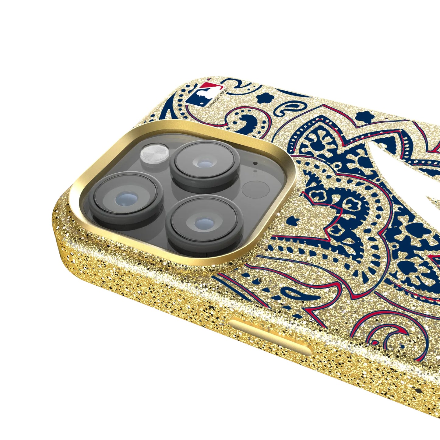 Atlanta Braves Paisley Bling Phone Case for Apple iPhone