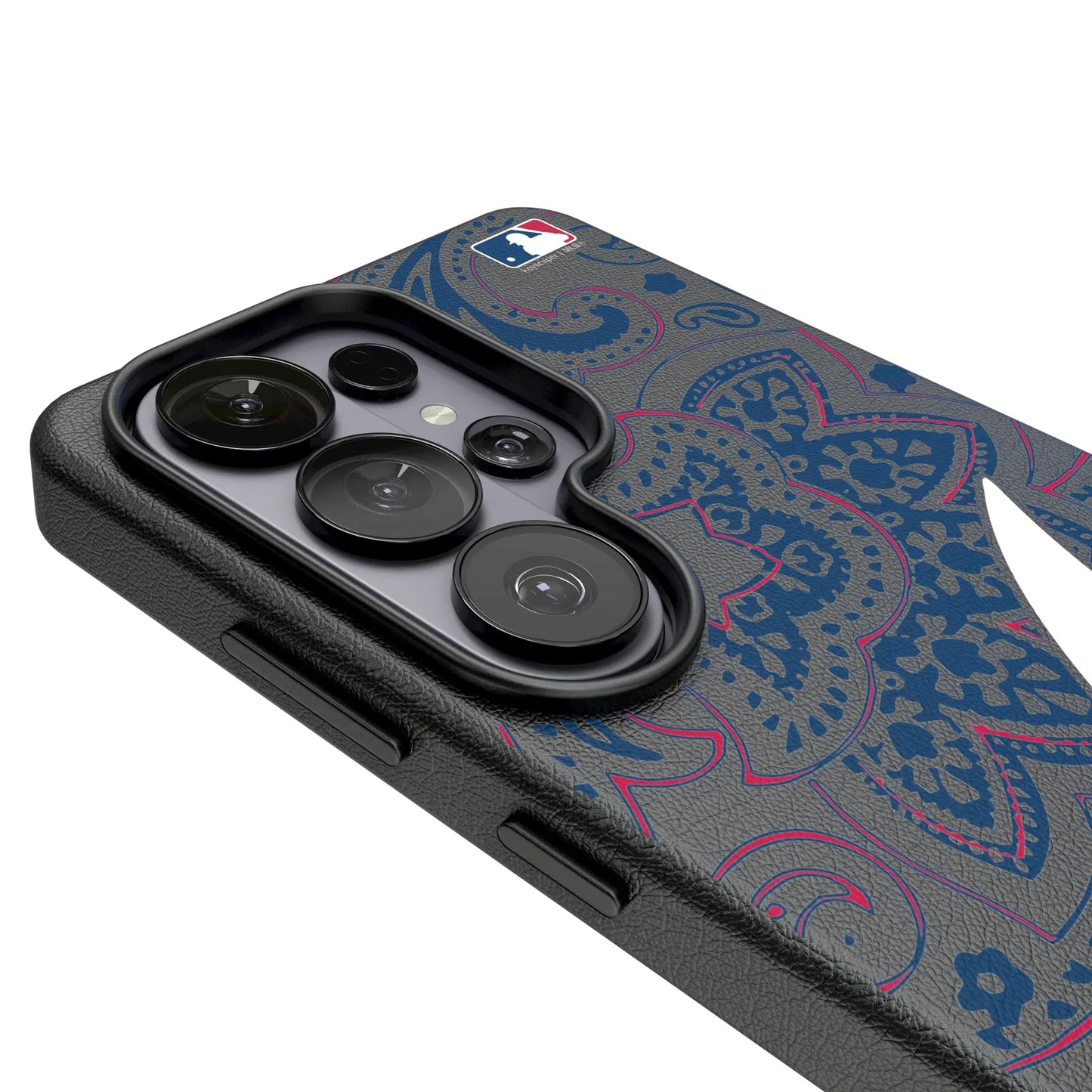 Atlanta Braves Paisley MagSafe Compatible Phone Case for Samsung Galaxy