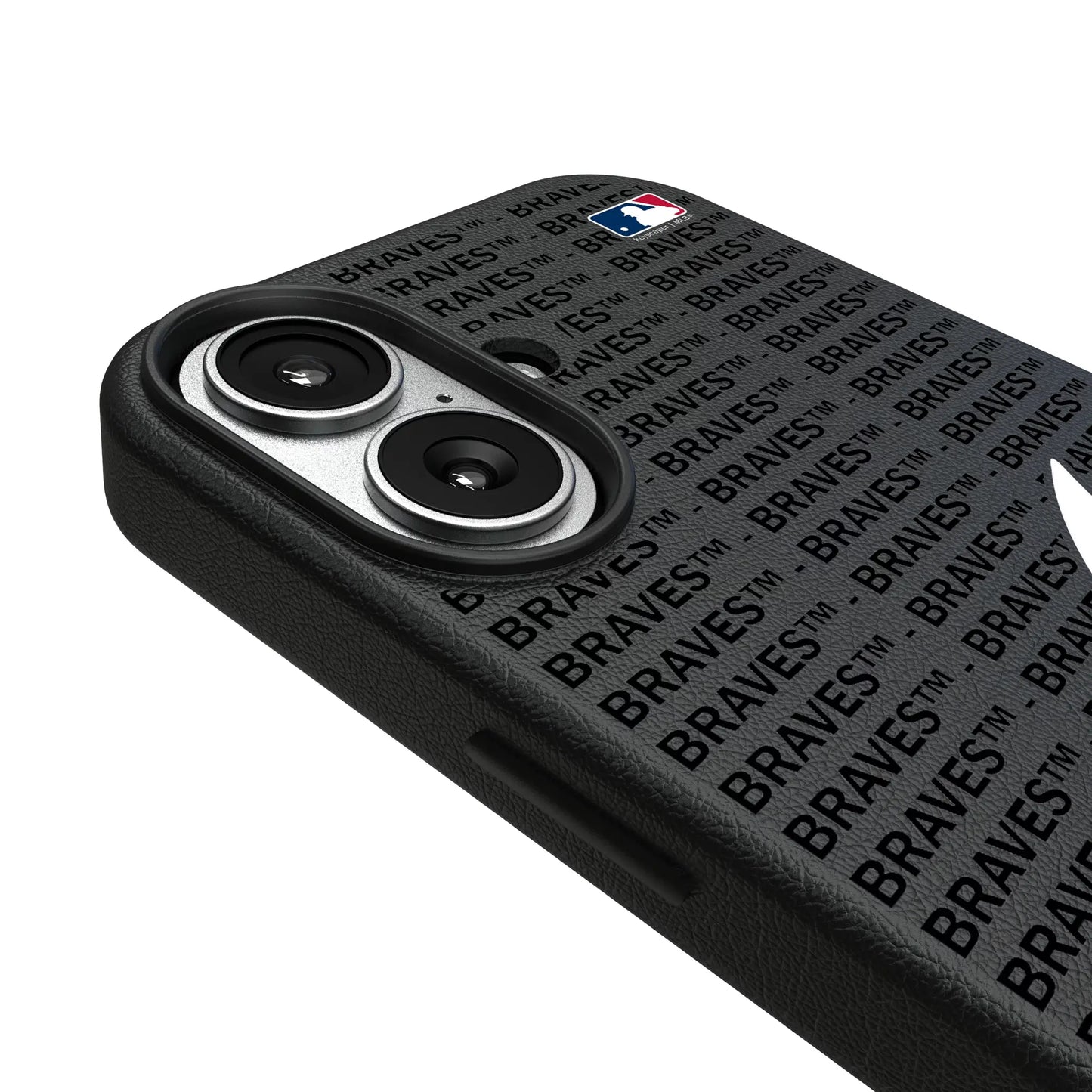 Atlanta Braves Text Backdrop MagSafe Compatible Phone Case for Apple iPhone