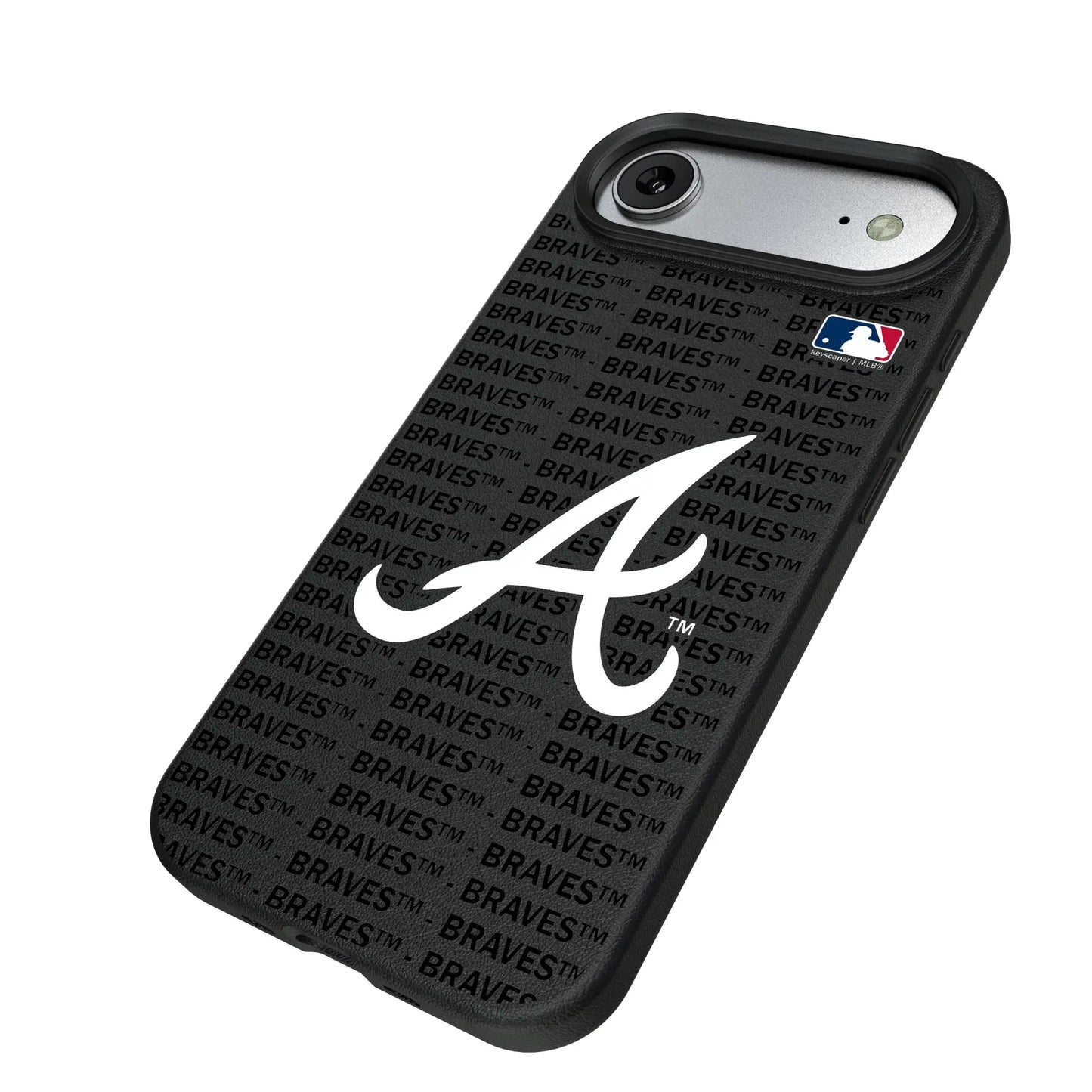 Atlanta Braves Text Backdrop MagSafe Compatible Phone Case for Apple iPhone