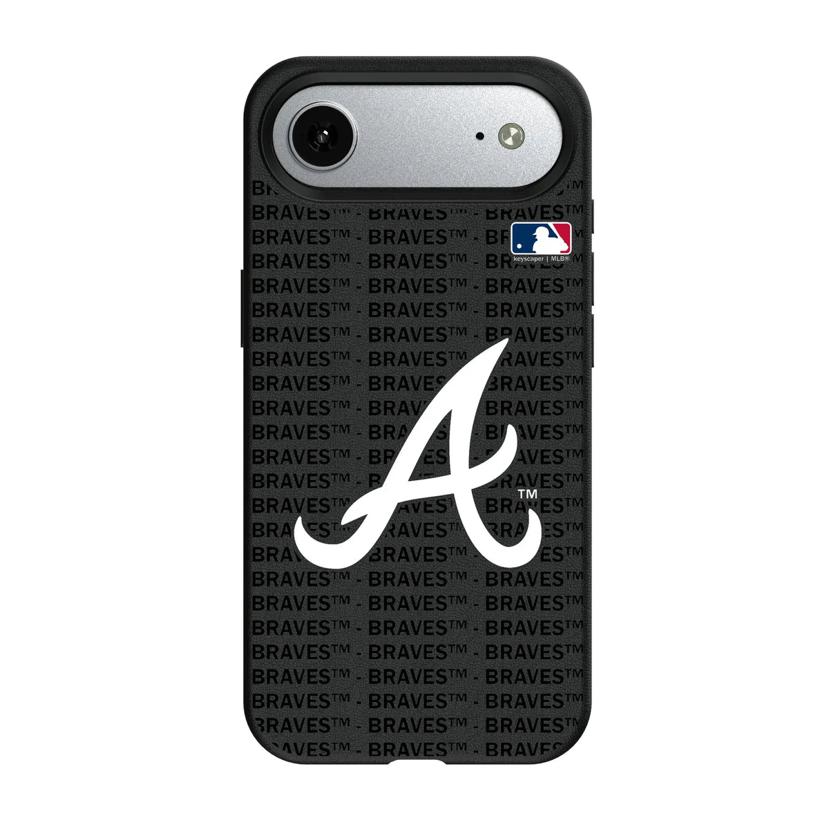 Atlanta Braves Text Backdrop MagSafe Compatible Phone Case for Apple iPhone