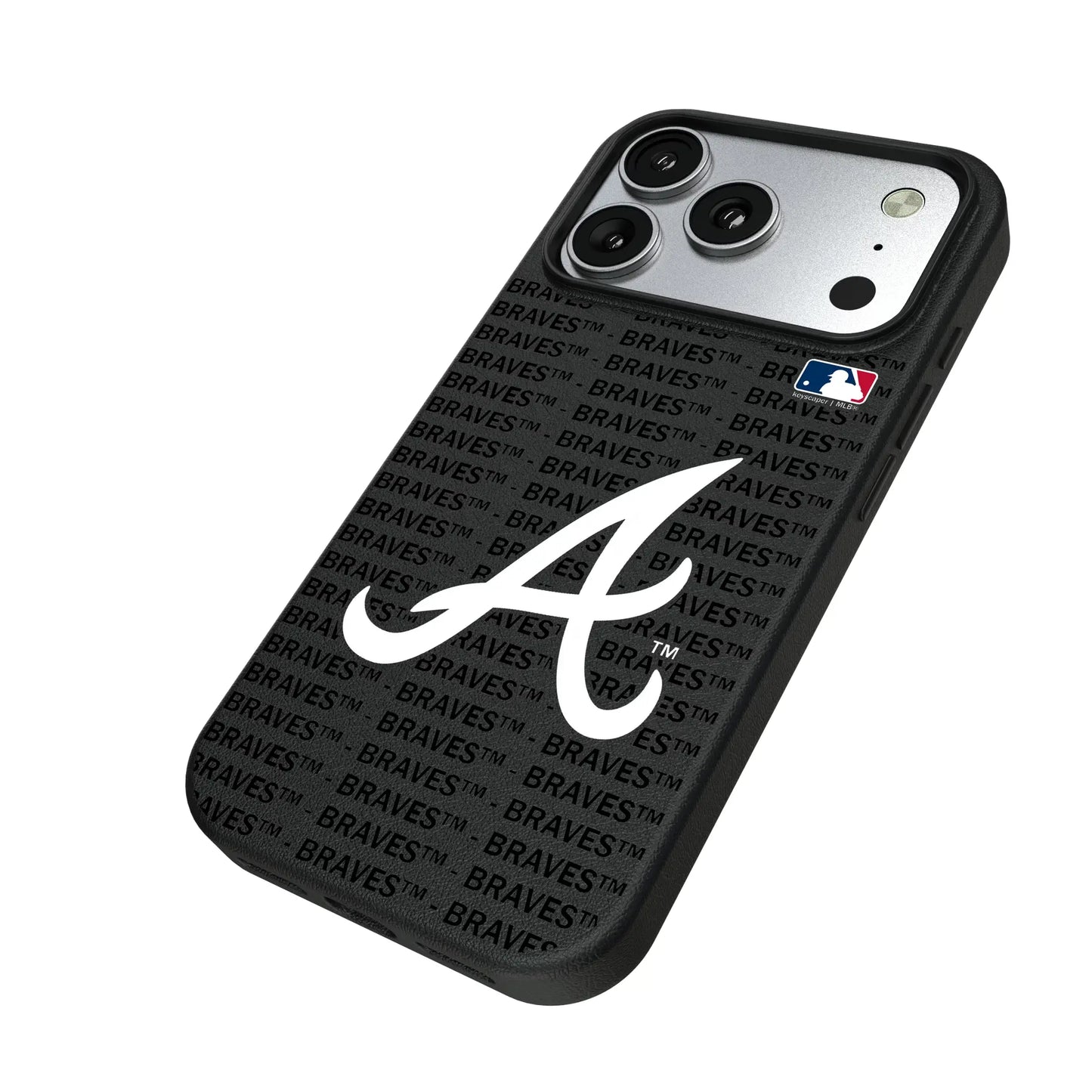 Atlanta Braves Text Backdrop MagSafe Compatible Phone Case for Apple iPhone