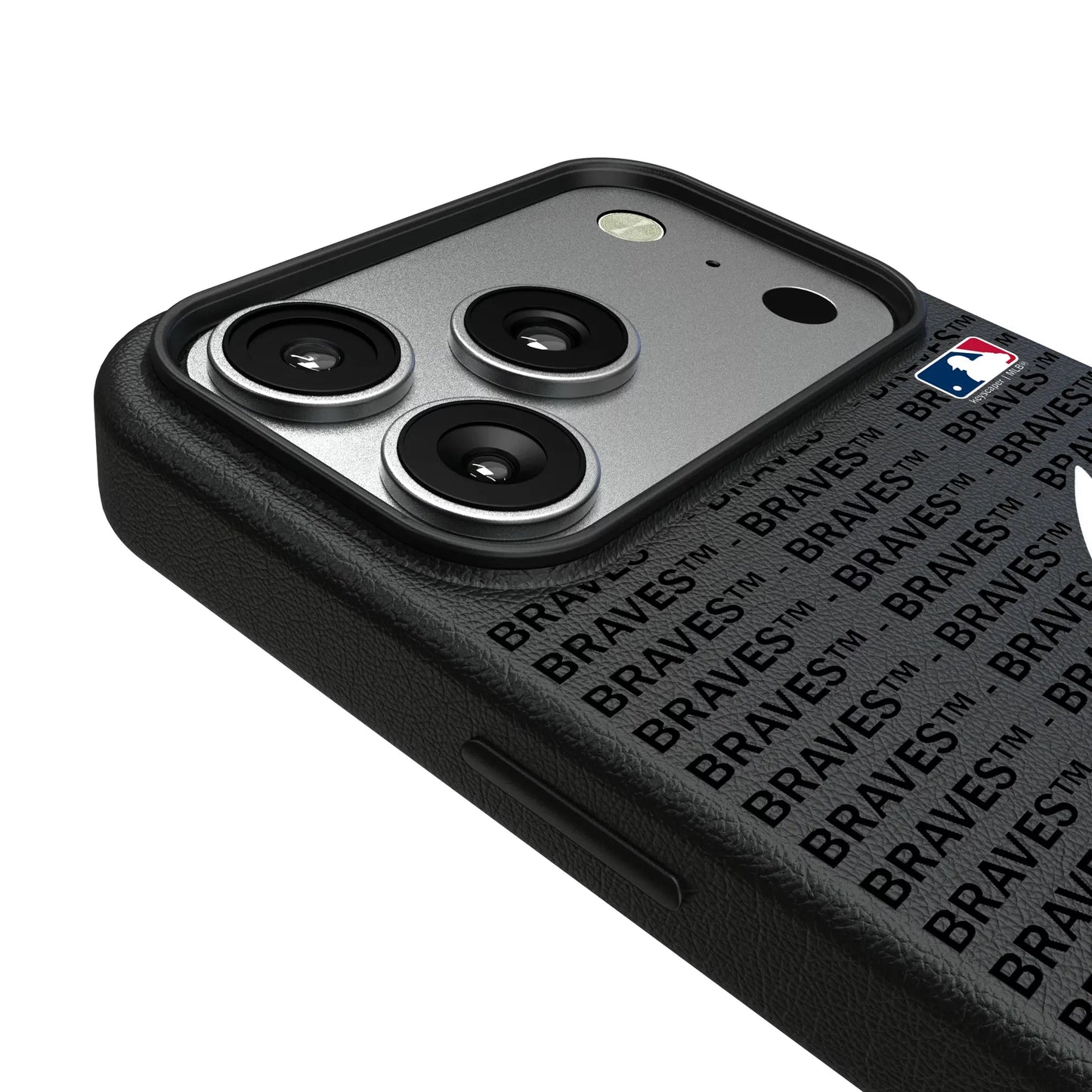 Atlanta Braves Text Backdrop MagSafe Compatible Phone Case for Apple iPhone