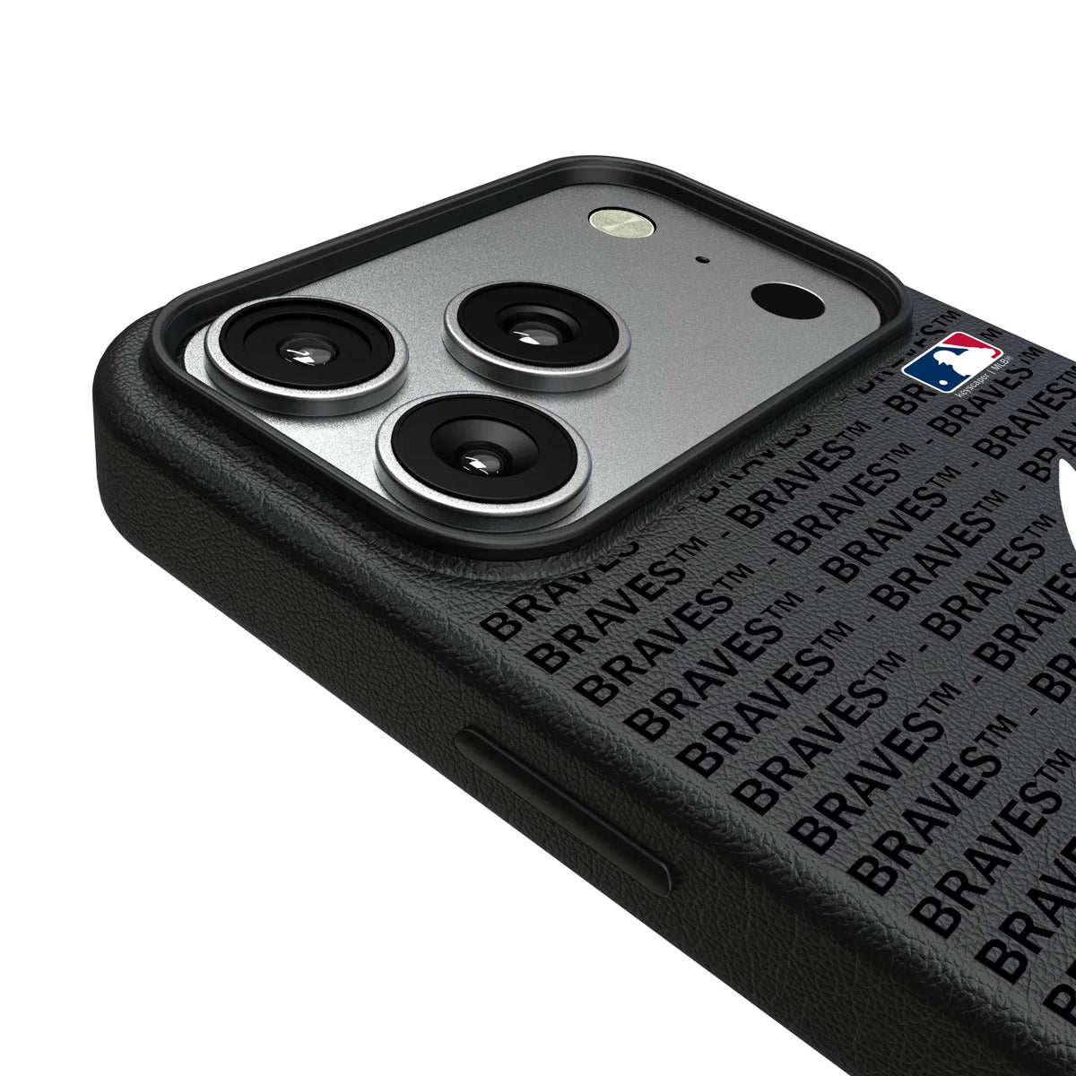Atlanta Braves Text Backdrop MagSafe Compatible Phone Case for Apple iPhone