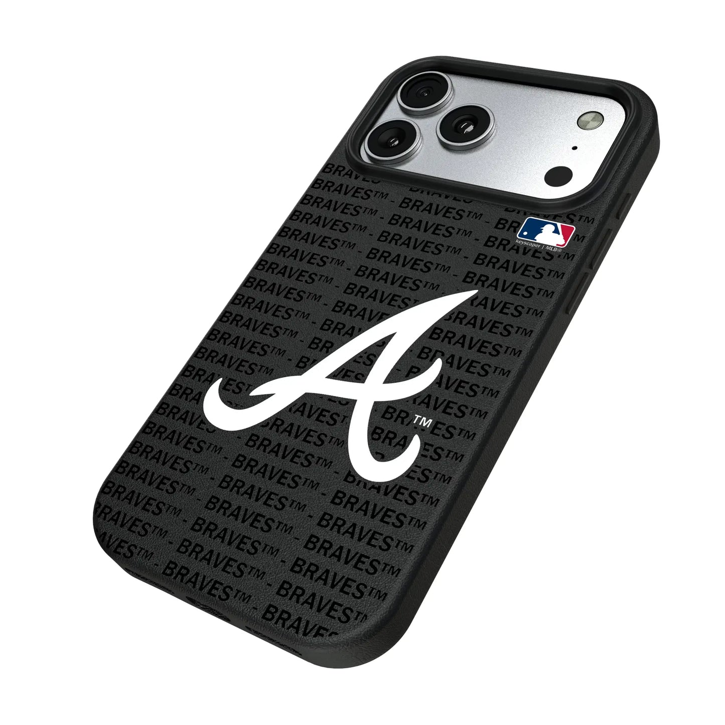Atlanta Braves Text Backdrop MagSafe Compatible Phone Case for Apple iPhone