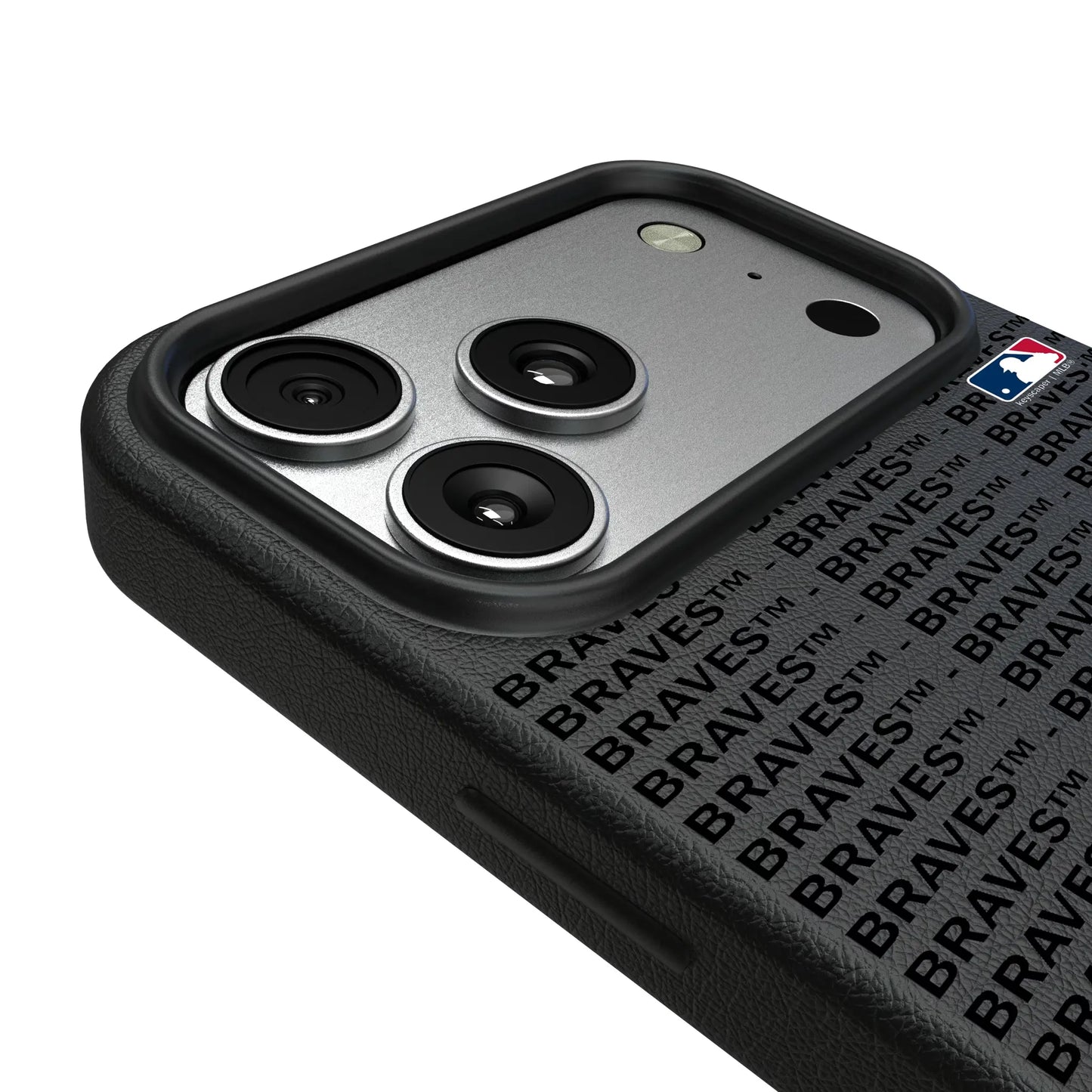Atlanta Braves Text Backdrop MagSafe Compatible Phone Case for Apple iPhone