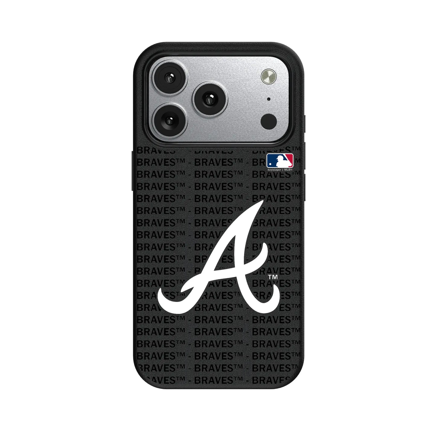 Atlanta Braves Text Backdrop MagSafe Compatible Phone Case for Apple iPhone