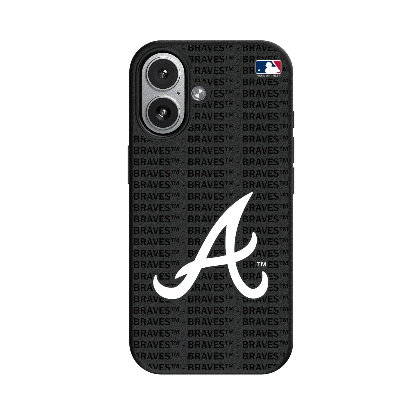 Atlanta Braves Text Backdrop MagSafe Compatible Phone Case for Apple iPhone