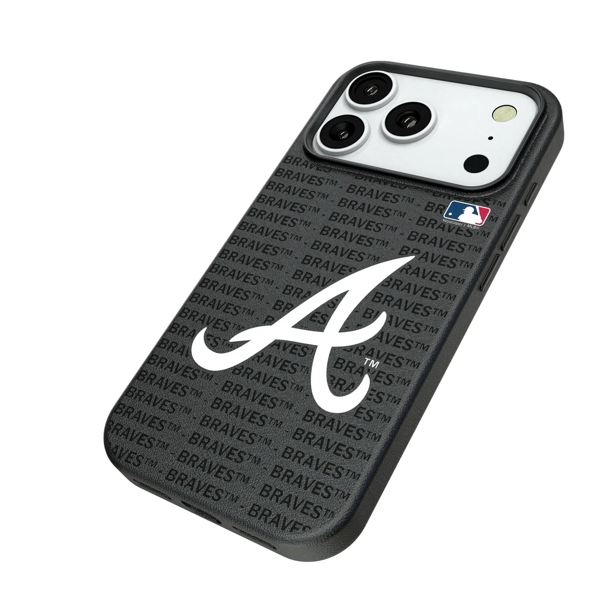 Atlanta Braves Text Backdrop MagSafe Compatible Phone Case for Apple iPhone