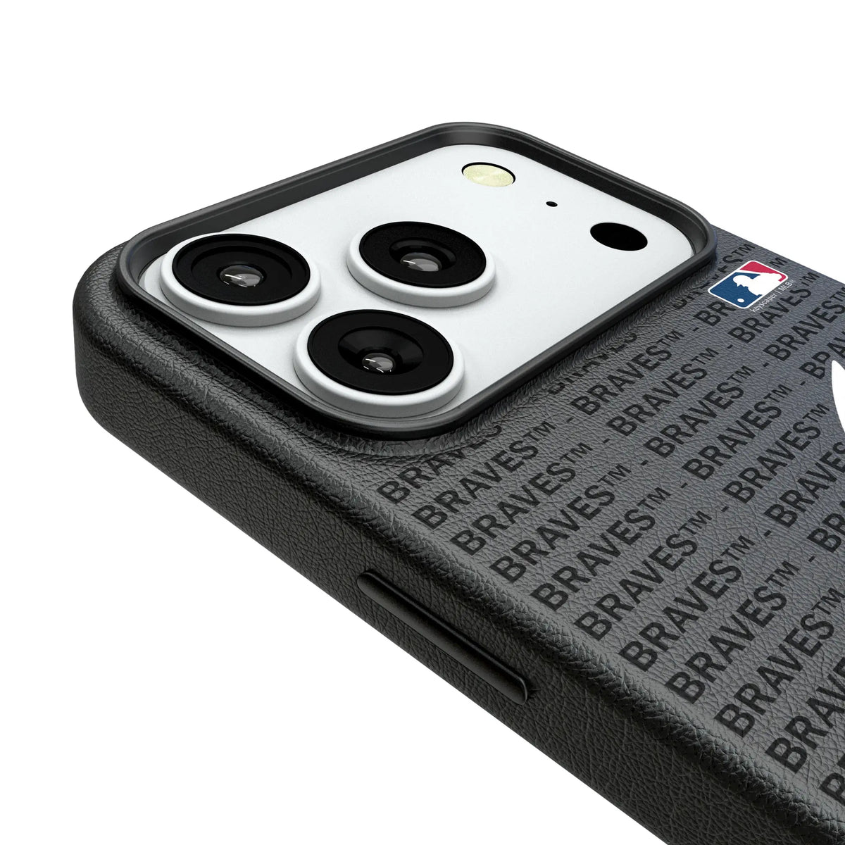 Atlanta Braves Text Backdrop MagSafe Compatible Phone Case for Apple iPhone